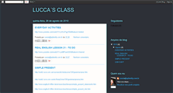 Desktop Screenshot of luccasclasses.blogspot.com