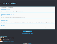 Tablet Screenshot of luccasclasses.blogspot.com