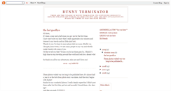 Desktop Screenshot of bunnyterminator.blogspot.com