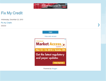 Tablet Screenshot of myfixcredit.blogspot.com
