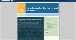 Desktop Screenshot of neverwalkbackward.blogspot.com