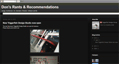 Desktop Screenshot of dons-rantsandrecommendations.blogspot.com