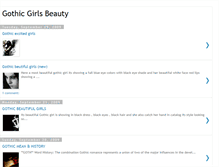 Tablet Screenshot of gothicgirlbeauty.blogspot.com