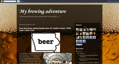 Desktop Screenshot of mybrewingadventure.blogspot.com