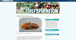 Desktop Screenshot of chefspiration.blogspot.com