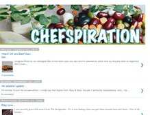 Tablet Screenshot of chefspiration.blogspot.com