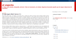 Desktop Screenshot of elviajerito.blogspot.com
