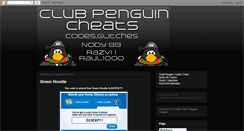 Desktop Screenshot of clubpenguincodescheats.blogspot.com