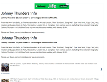 Tablet Screenshot of johnnythundersinfo.blogspot.com