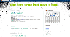 Desktop Screenshot of boozetotears.blogspot.com