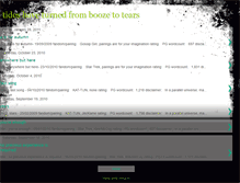 Tablet Screenshot of boozetotears.blogspot.com