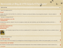 Tablet Screenshot of educacionfisicaescuela8.blogspot.com