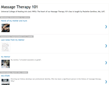 Tablet Screenshot of massagetherapy101.blogspot.com