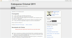 Desktop Screenshot of catequesecrismal2.blogspot.com