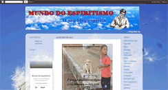 Desktop Screenshot of mundodoespiritismo.blogspot.com