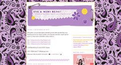 Desktop Screenshot of elblogdeayeymimi.blogspot.com