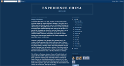 Desktop Screenshot of experience-china.blogspot.com