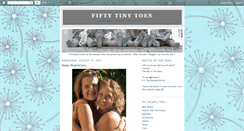 Desktop Screenshot of fiftytinytoes.blogspot.com