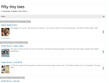 Tablet Screenshot of fiftytinytoes.blogspot.com