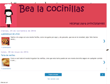 Tablet Screenshot of beacocinillas.blogspot.com