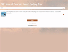 Tablet Screenshot of denmanpottery2011.blogspot.com