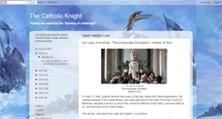 Desktop Screenshot of catholicknight.blogspot.com