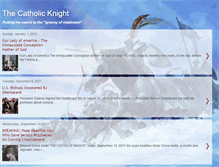 Tablet Screenshot of catholicknight.blogspot.com