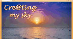 Desktop Screenshot of creatingmyownsky.blogspot.com