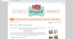 Desktop Screenshot of belmonili.blogspot.com