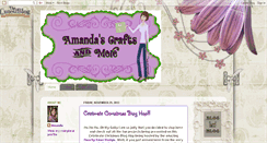 Desktop Screenshot of amandascraftsandmore.blogspot.com