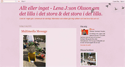 Desktop Screenshot of lena-alltelleringet.blogspot.com