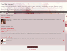 Tablet Screenshot of danzajerez.blogspot.com