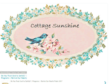 Tablet Screenshot of cottagesunshine.blogspot.com