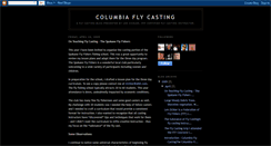 Desktop Screenshot of columbiaflycasting.blogspot.com