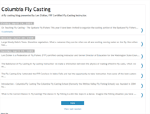 Tablet Screenshot of columbiaflycasting.blogspot.com