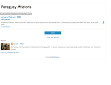 Tablet Screenshot of paraguaymissions2009.blogspot.com