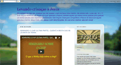 Desktop Screenshot of levandocriancasajesus.blogspot.com
