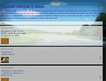 Tablet Screenshot of levandocriancasajesus.blogspot.com