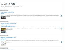 Tablet Screenshot of meatinaroll.blogspot.com