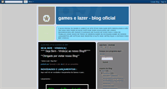 Desktop Screenshot of games-e-lazer.blogspot.com