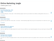 Tablet Screenshot of online-marketing-jungle.blogspot.com