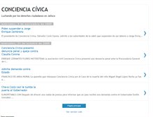 Tablet Screenshot of concienciajalisco.blogspot.com