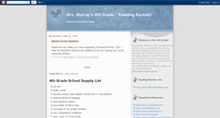 Desktop Screenshot of 4thgraderocks-wis.blogspot.com