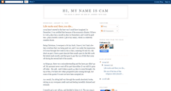 Desktop Screenshot of himynameiscam.blogspot.com