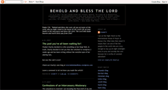 Desktop Screenshot of beholdandbless.blogspot.com