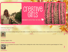 Tablet Screenshot of cre8tivegirls.blogspot.com