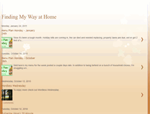 Tablet Screenshot of findingmywayathome.blogspot.com