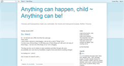 Desktop Screenshot of anythingcanhappenchildanythingcanbe.blogspot.com