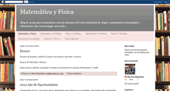 Desktop Screenshot of matematicayfisicalia.blogspot.com