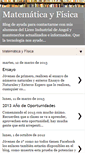 Mobile Screenshot of matematicayfisicalia.blogspot.com